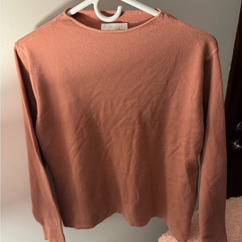 Milano Essential Dusty Rose Long Sleeve Top